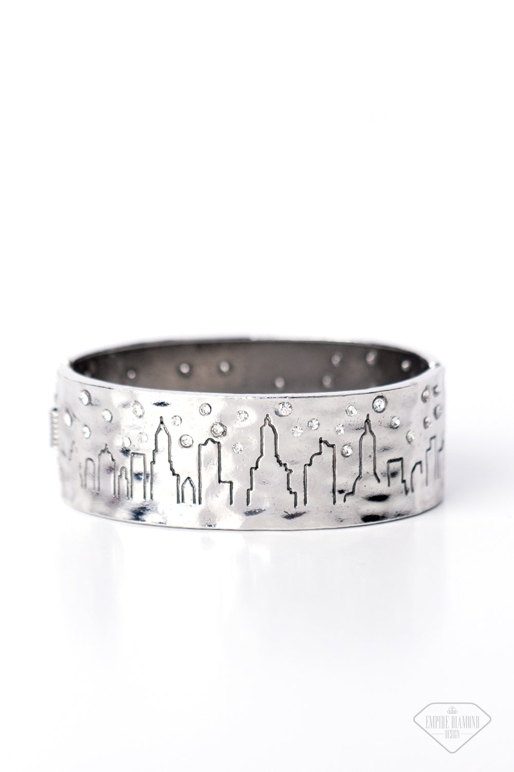 Paparazzi Bracelet ~ Starry Skyscrapers - White