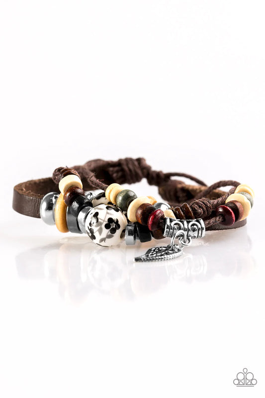 Paparazzi Bracelet ~ Spring Vacation - Brown