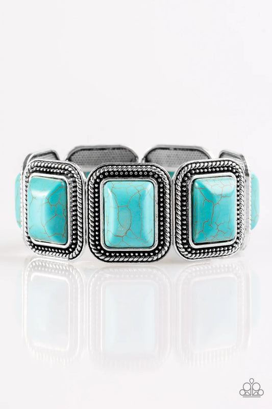 Paparazzi Bracelet ~ Cowgirl Chic - Blue