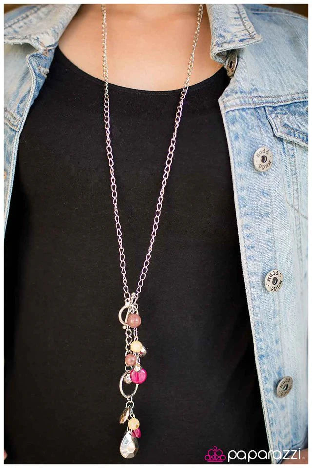 Paparazzi Necklace ~ Over, Under, Around and Through - Multi