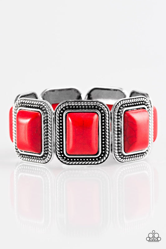 Paparazzi Bracelet ~ Cowgirl Chic - Red