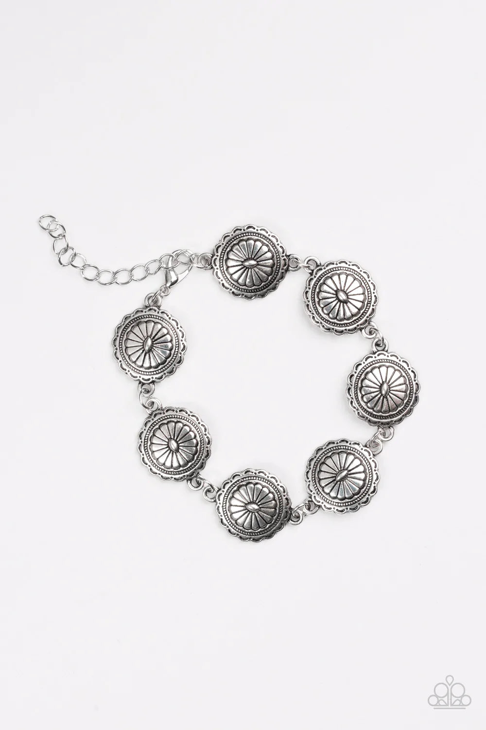 Pulsera Paparazzi ~ Prairie Posh - Plata