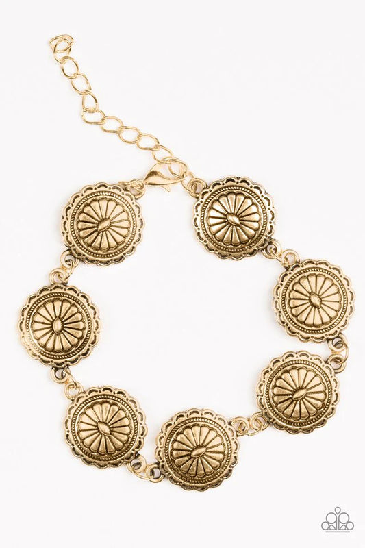 Pulsera Paparazzi ~ Prairie Posh - Oro