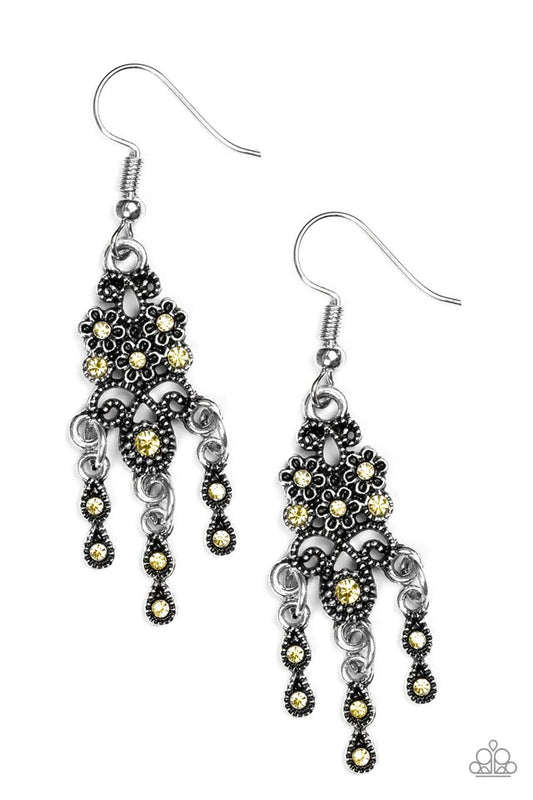 Paparazzi Earring ~ Spring Bling - Yellow