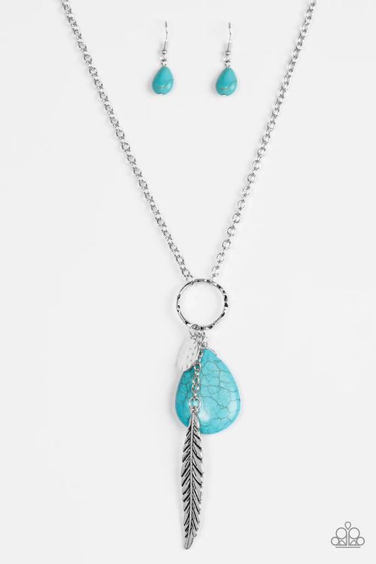 Paparazzi Necklace ~ Canyon Quest - Blue