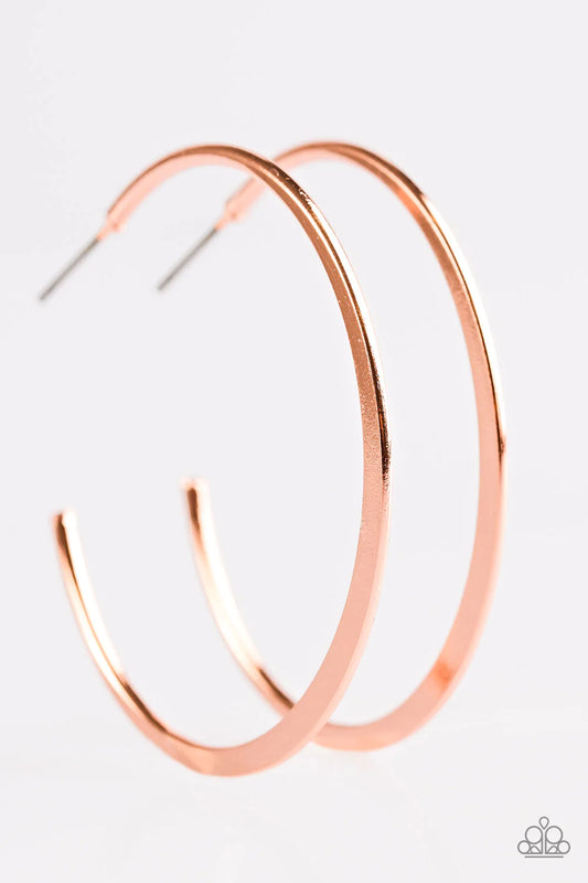 Paparazzi Earring ~ Classically Casual - Copper