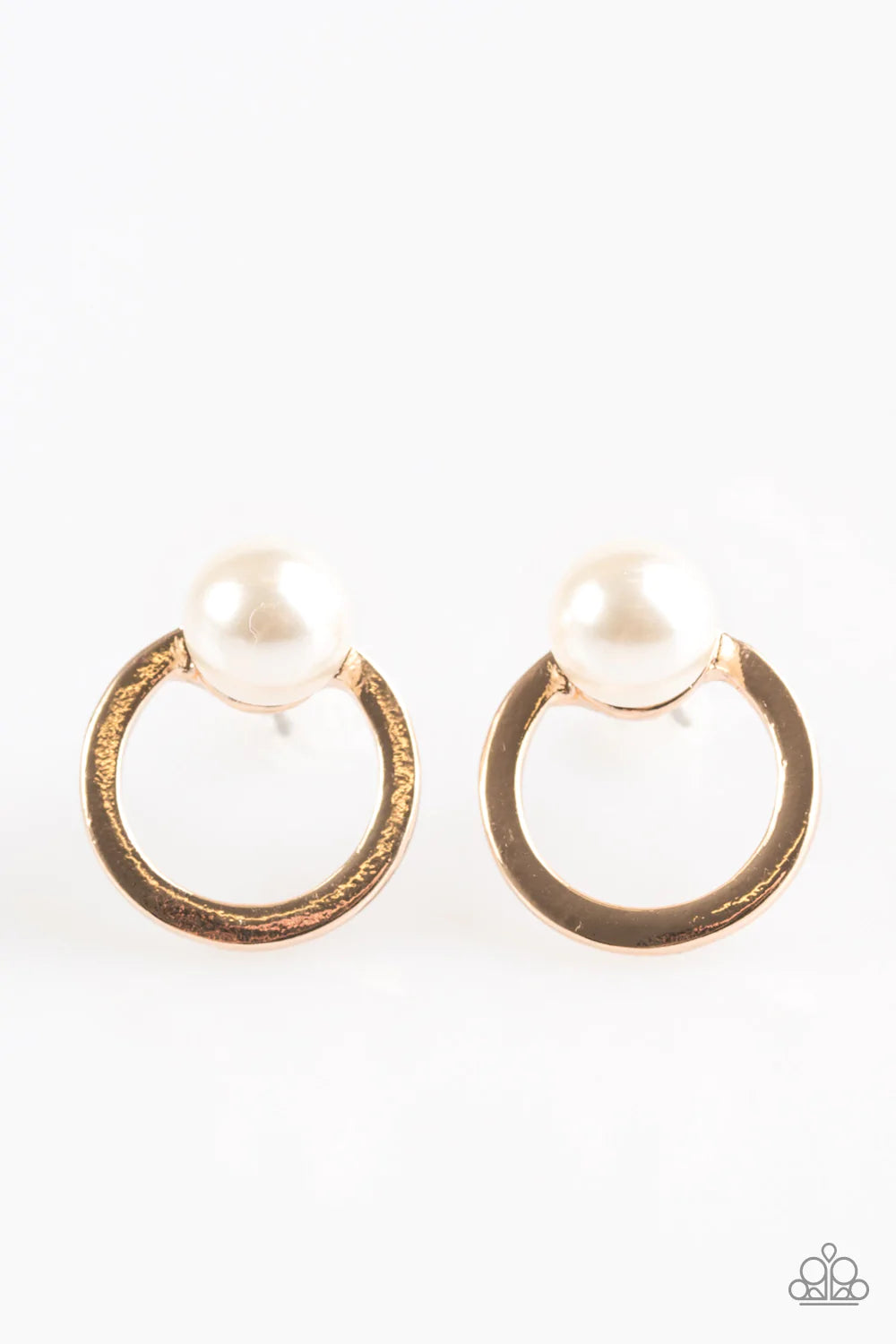 Paparazzi Earring ~ GLAM Dunk - Gold