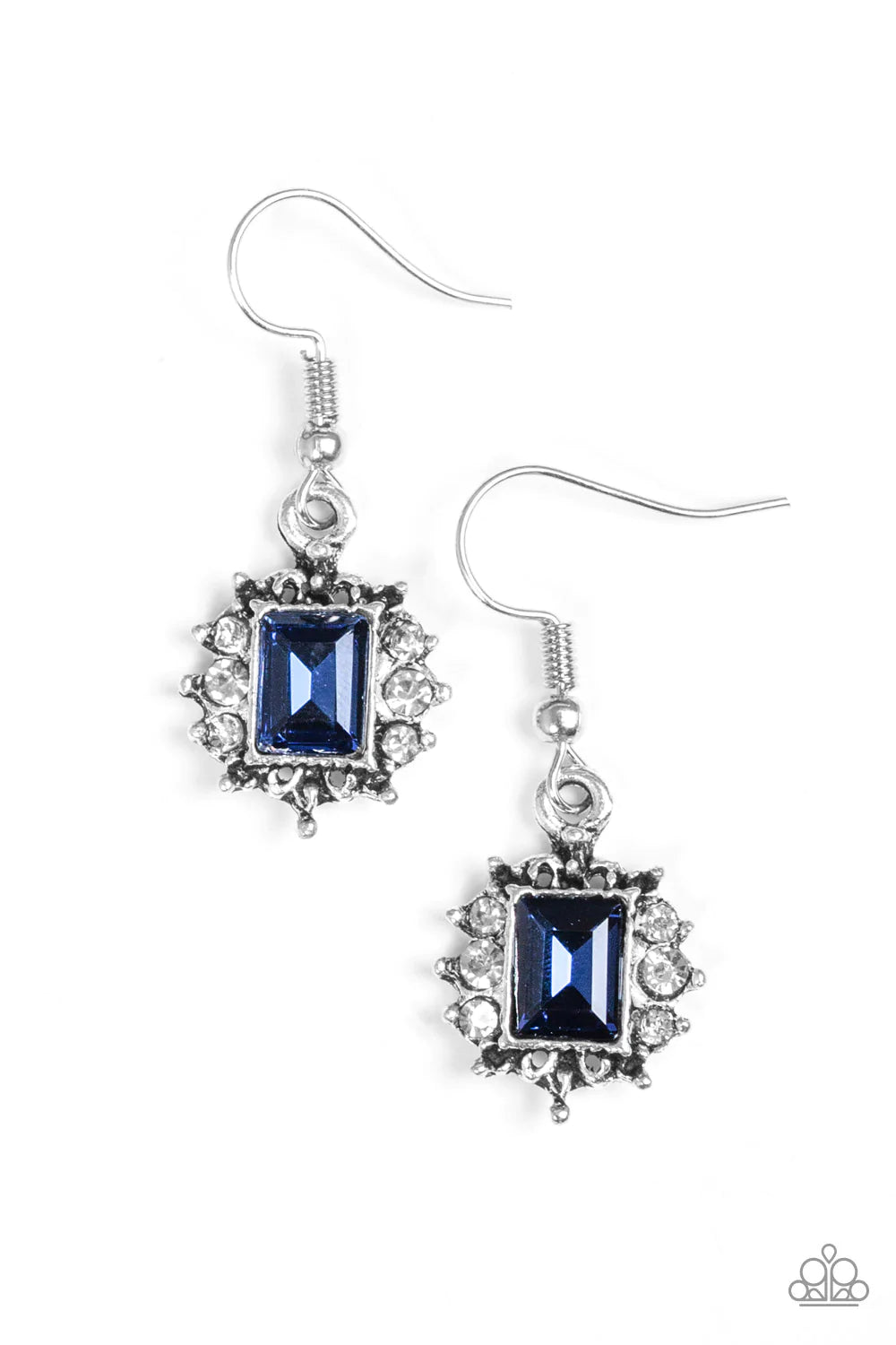 Paparazzi Earring ~ Cant Stop The REIGN - Blue