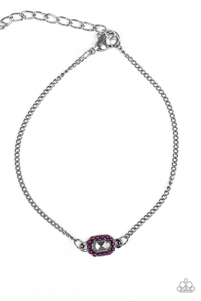 Paparazzi Bracelet ~ Casual Dress - Purple