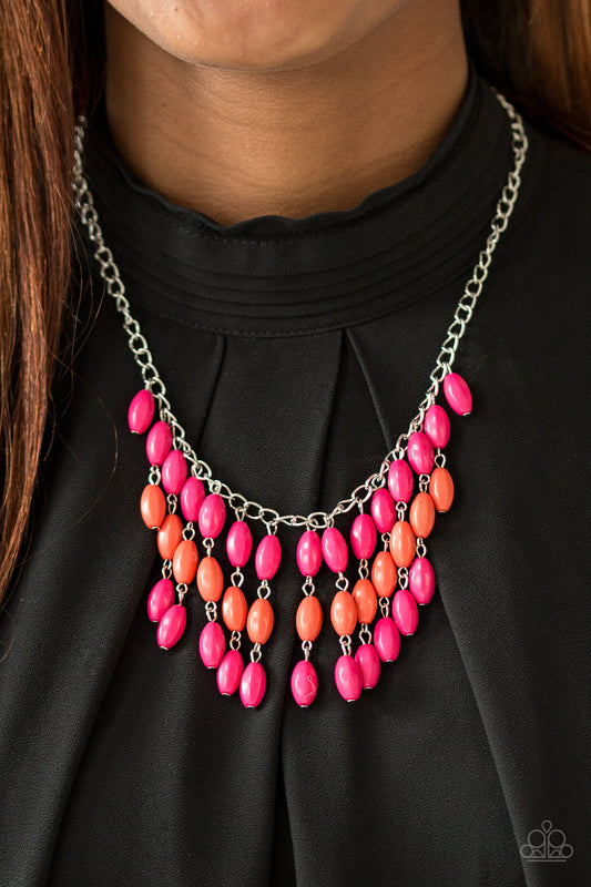 Paparazzi Necklace - Delhi Diva - Pink