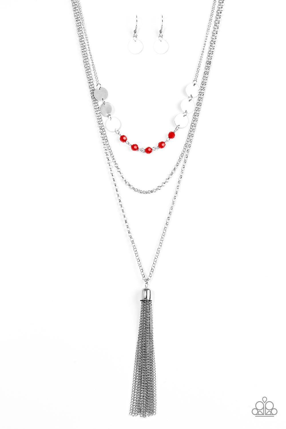 Paparazzi Necklace ~ Celebration of Chic - Red