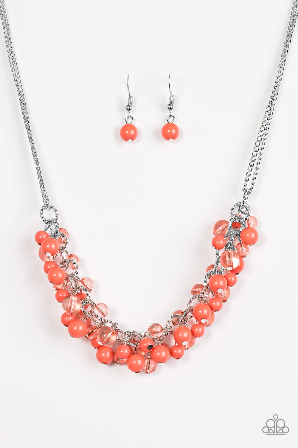Paparazzi Necklace ~ Boulevard Beauty - Orange
