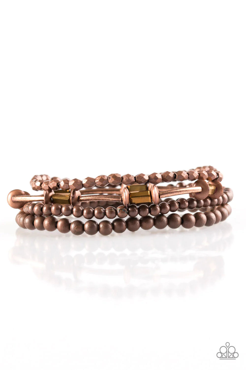 Pulsera Paparazzi ~ Exclusivamente lujosa - Cobre