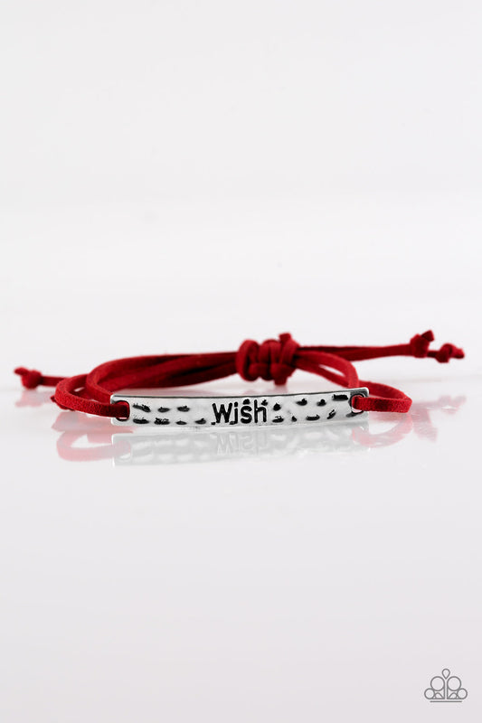 Paparazzi Bracelet ~ Careful What You Wish For - Red