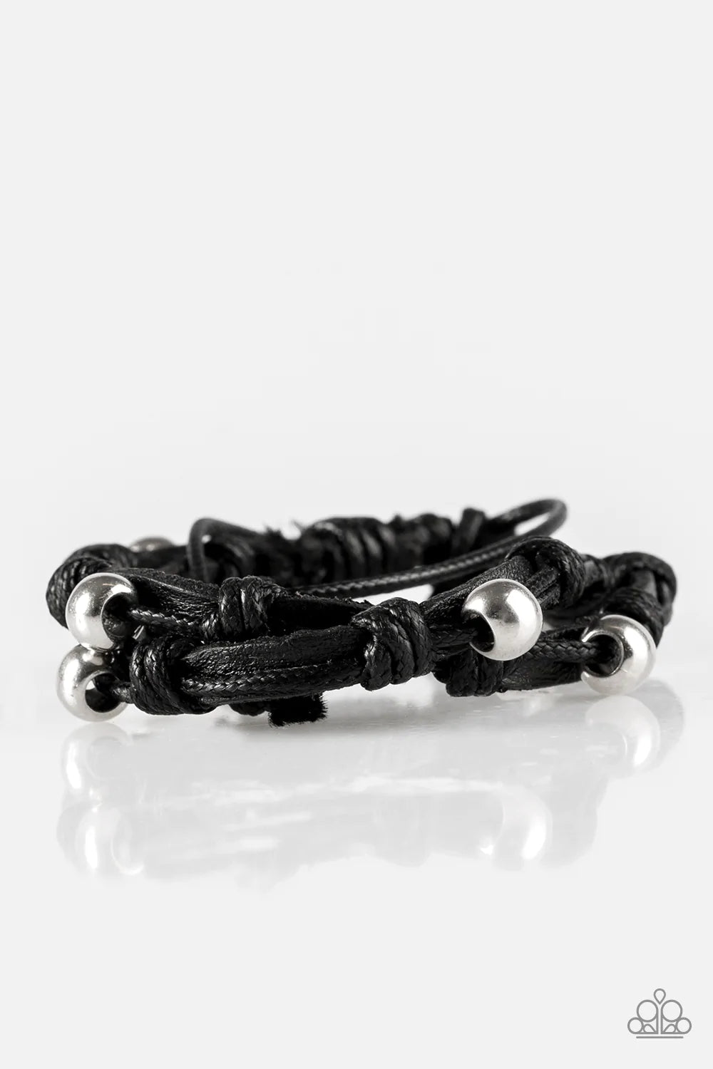 Pulsera Paparazzi ~ Right To Ride - Negra