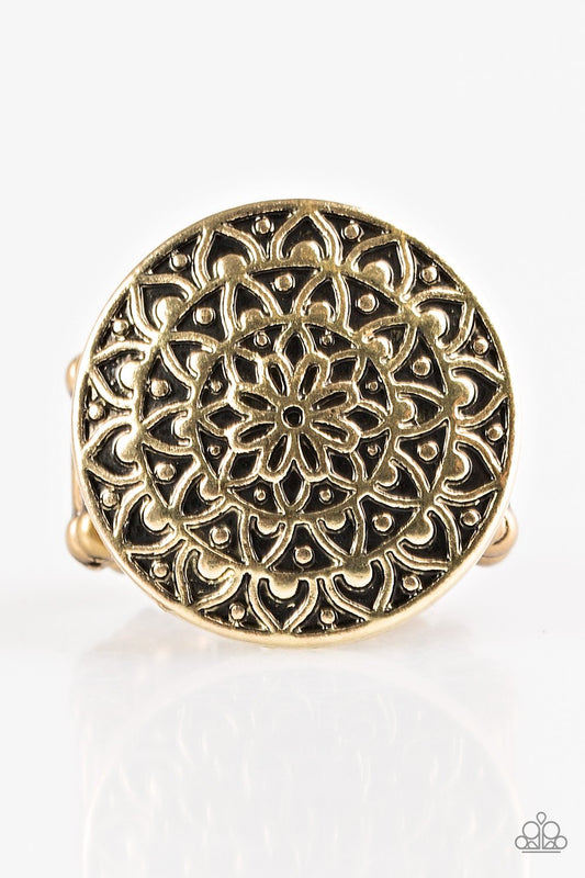 Paparazzi Ring ~ Petal Mantra - Brass