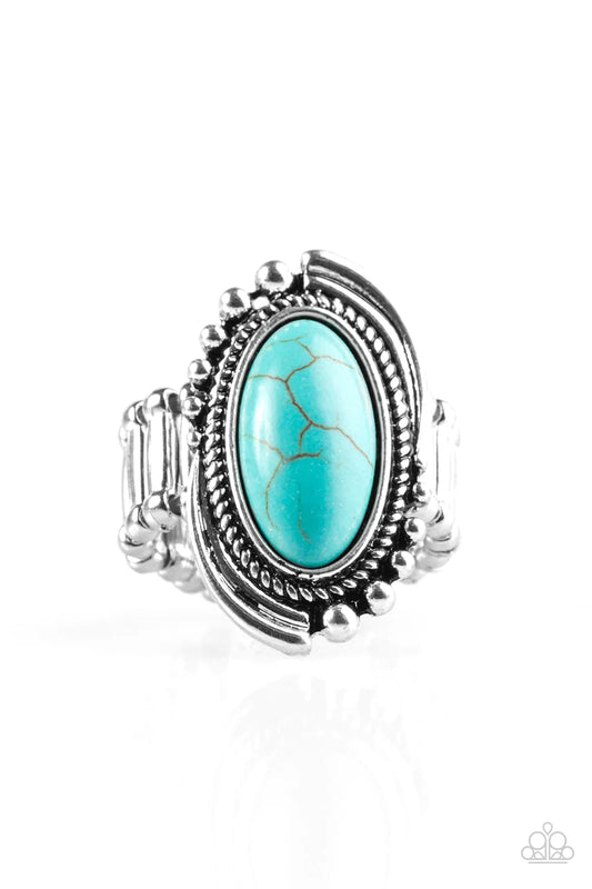 Paparazzi Ring ~ Stone Mountains - Blue