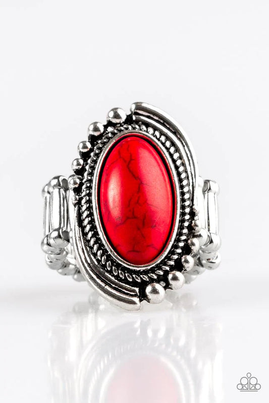 Paparazzi Ring ~ Stone Mountains - Red