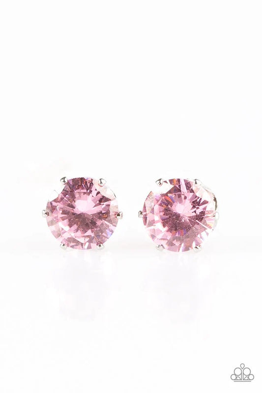 Paparazzi Earring ~ Greatest Treasure - Pink