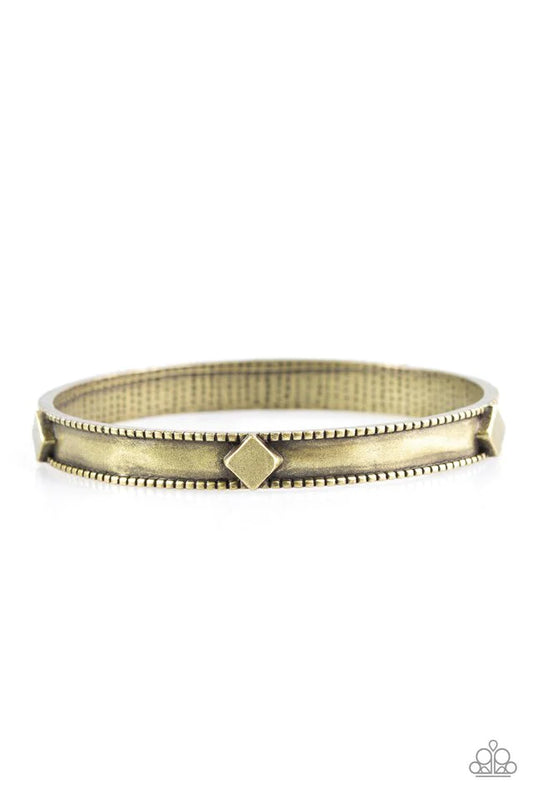 Paparazzi Bracelet ~ Coyote Country - Brass