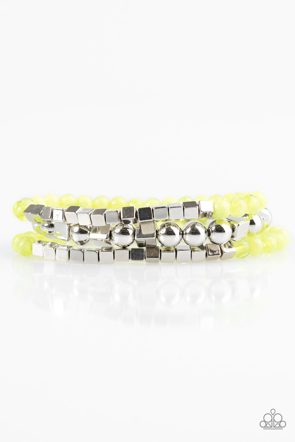 Paparazzi Bracelet ~ Take Shape - Yellow