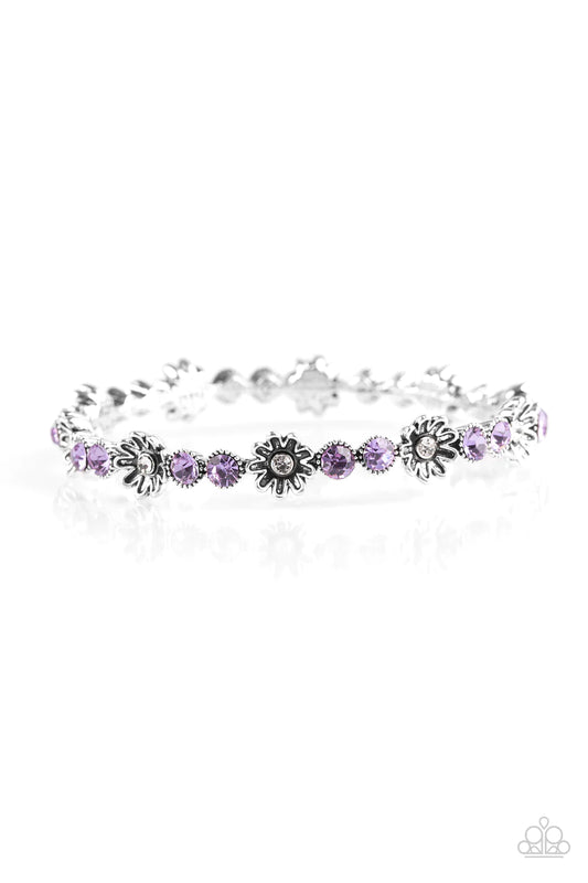 Paparazzi Bracelet ~ Daffodil Diva - Purple