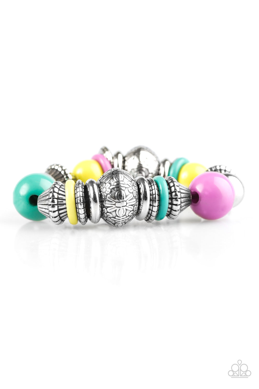 Pulsera Paparazzi ~ Aprovecha la temporada - Multicolor