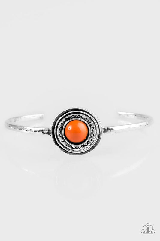 Pulsera Paparazzi ~ Sahara Sunshine - Naranja