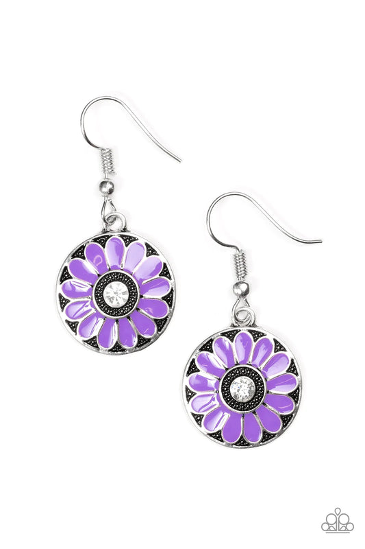 Paparazzi Earring ~ Lily Luau - Purple