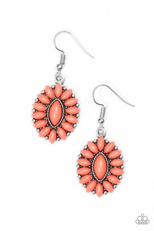 Paparazzi Earring ~ Spring Tea Parties - Orange