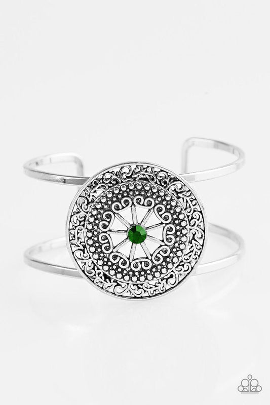 Paparazzi Bracelet ~ Cool Compass - Green