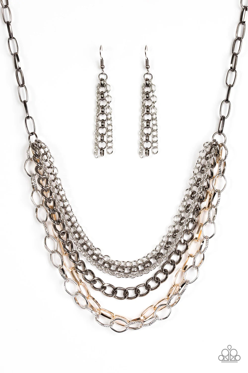 Paparazzi Necklace ~ Word On The Street - Multi