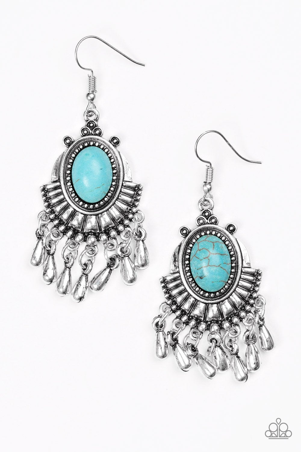 Paparazzi Earring ~ Onward and Westward - Blue