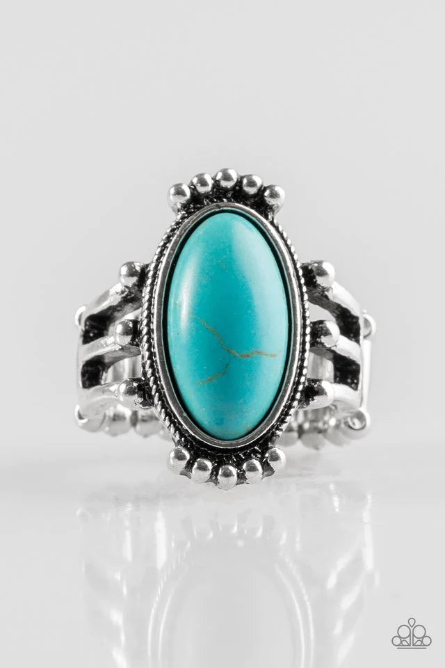 Paparazzi Ring ~ Stone Arches - Blue