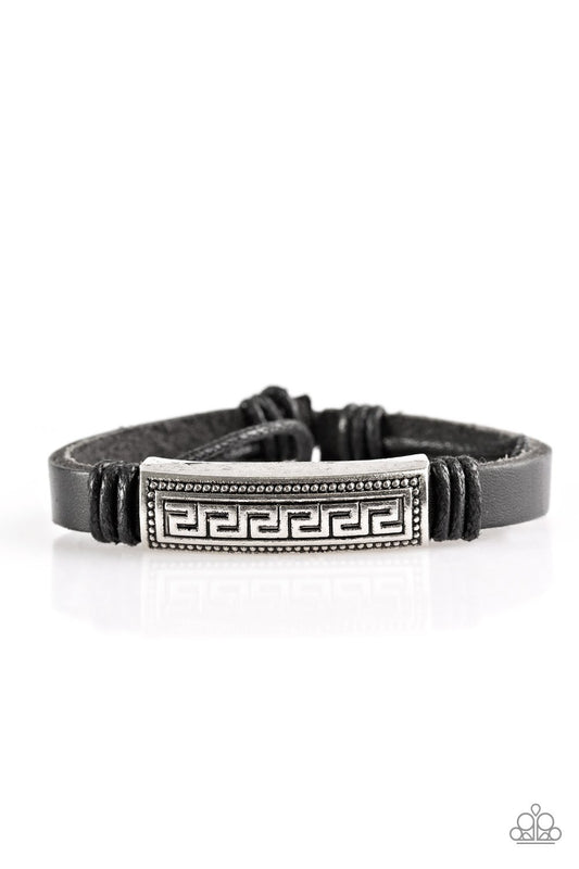 Pulsera Paparazzi ~ Ruins Raider - Negro