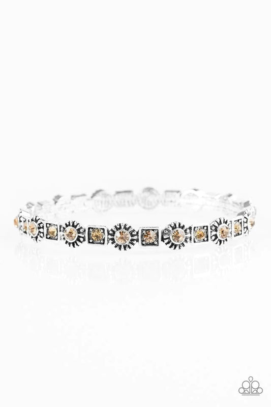 Paparazzi Bracelet ~ Spring Inspiration - Brown