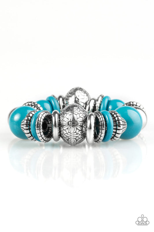 Paparazzi Bracelet ~ Seize The Season - Blue