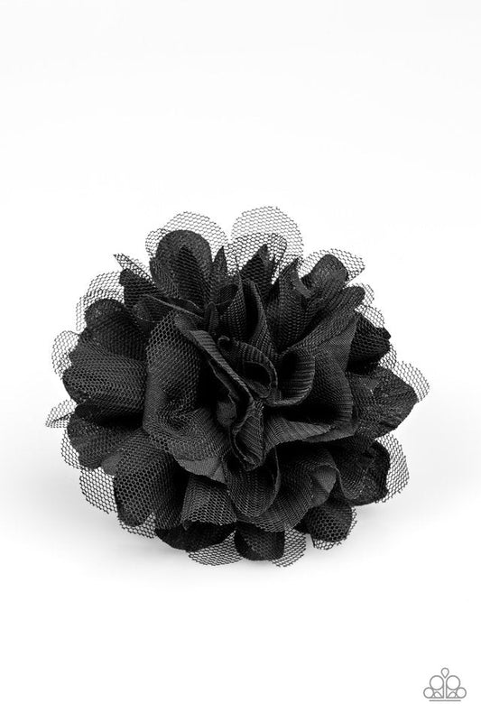 Paparazzi Hair Accessories ~ Awesome Blossom - Black