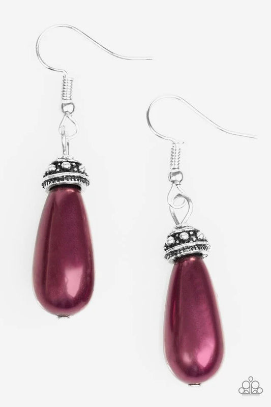 Paparazzi Earring ~ Making The World Jealous - Purple