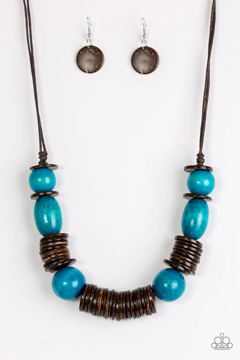 Paparazzi Necklace ~ You Better BELIZE It! - Blue