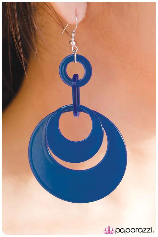 Paparazzi Earring ~ Ive Got the Blues - Blue