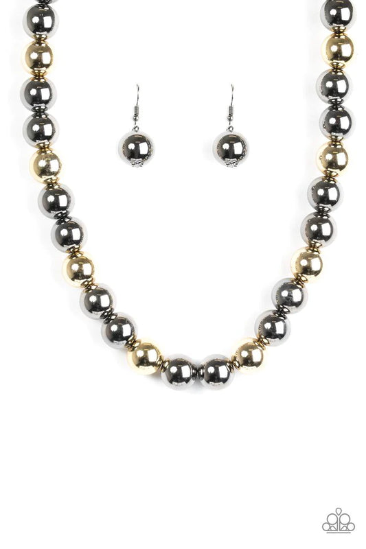 Paparazzi Necklace ~ Downtown Drama - Multi