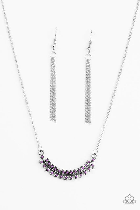Paparazzi Necklace ~ Flying Colors - Purple