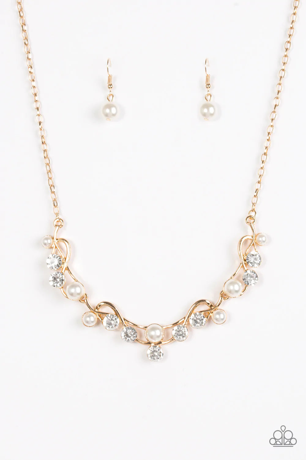 Paparazzi Necklace ~ Tie The Knot - Gold