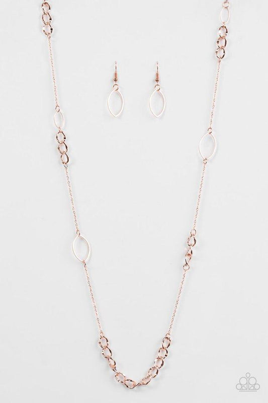 Collar Paparazzi ~ Minimalista Metro - Cobre