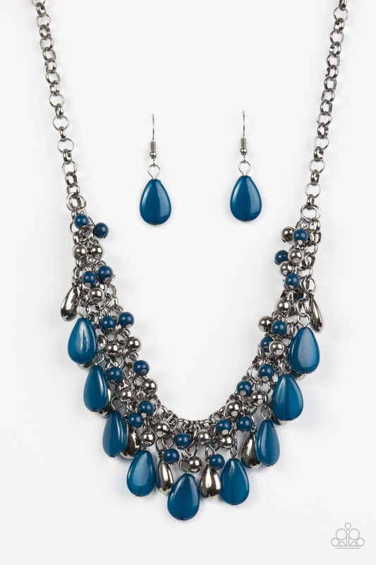 Paparazzi Necklace ~ Diva Attitude - Blue