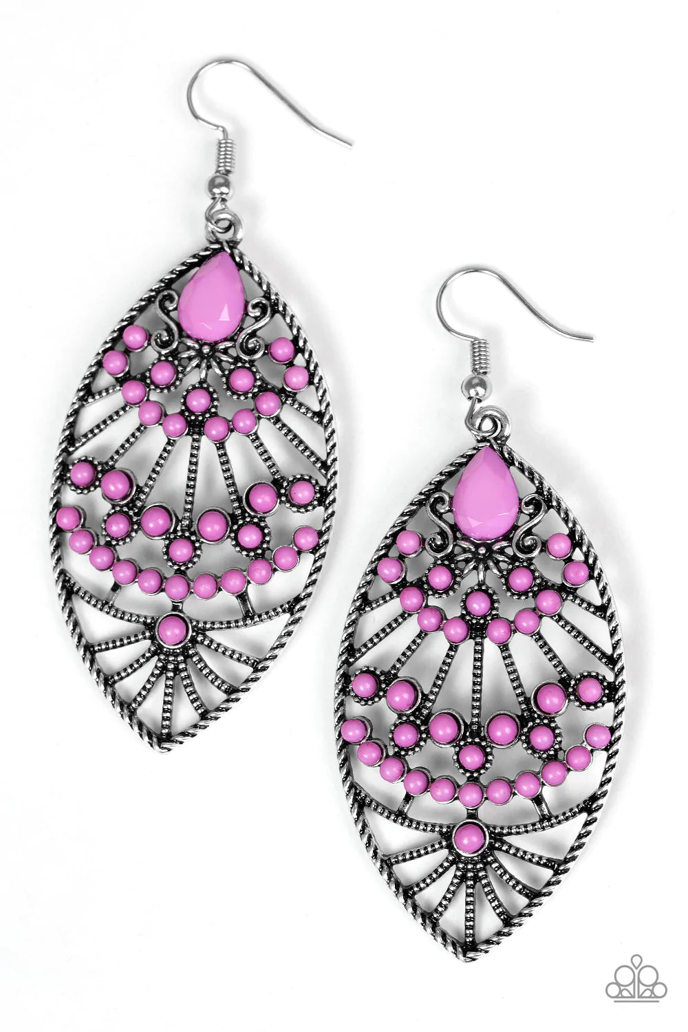 Paparazzi Earring ~ Eastern Extravagance - Purple