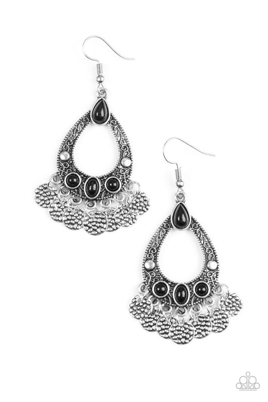 Paparazzi Earring ~ Island Escapade - Black