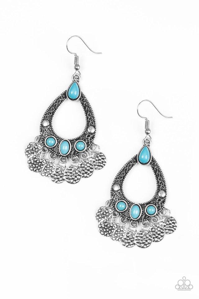 Paparazzi Earring ~ Island Escapade - Blue