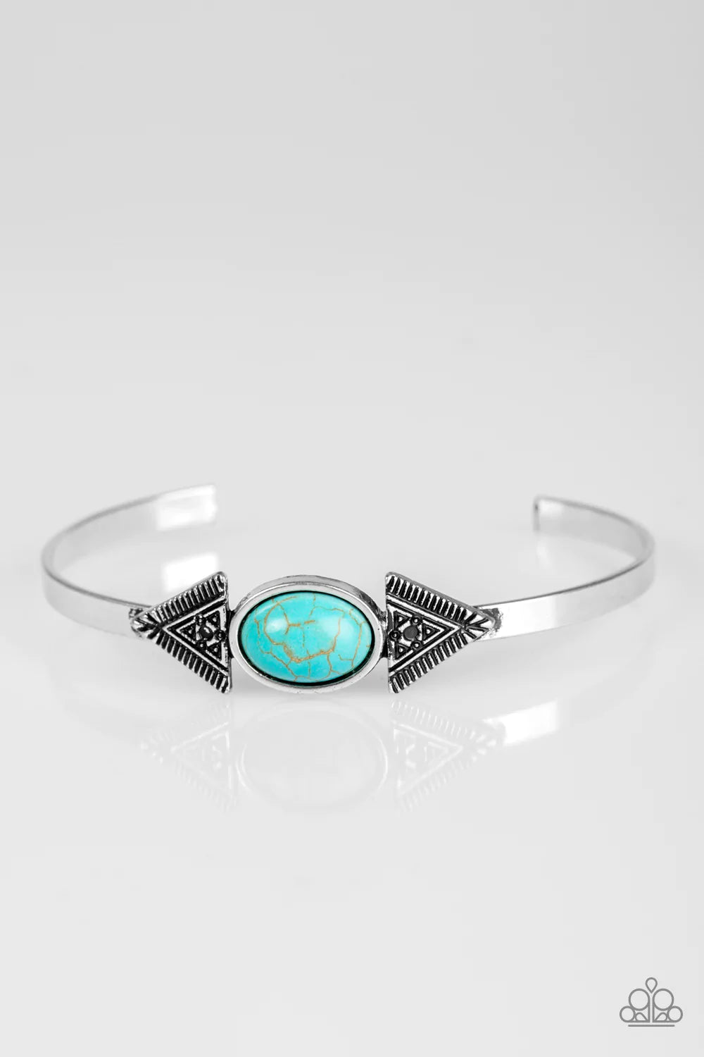 Pulsera Paparazzi ~ Apache Trail - Azul